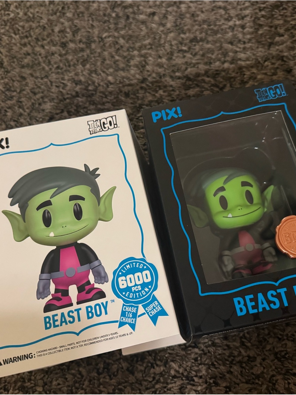 Funko Beast Boy Vinyl Figure - Green with Pink & Black Accents